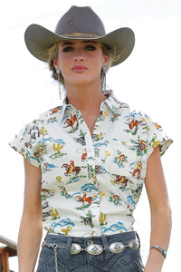 Hawaiian Cowgirl Women's Top by Cruel Denim®