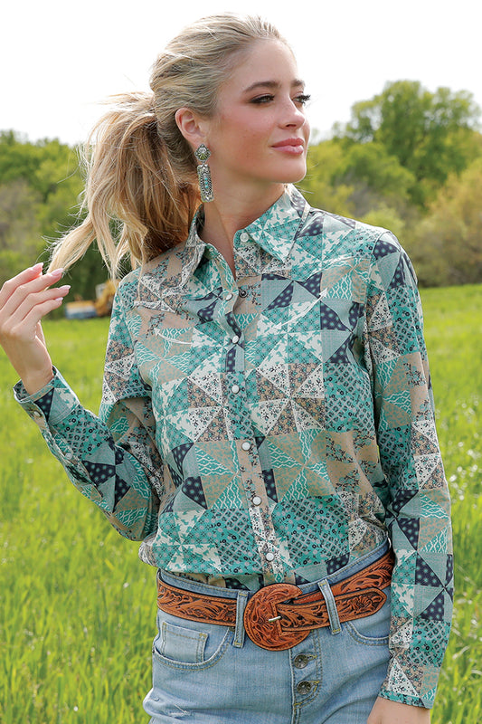 Floral Patchwork Women's Shirt by Cruel Denim®