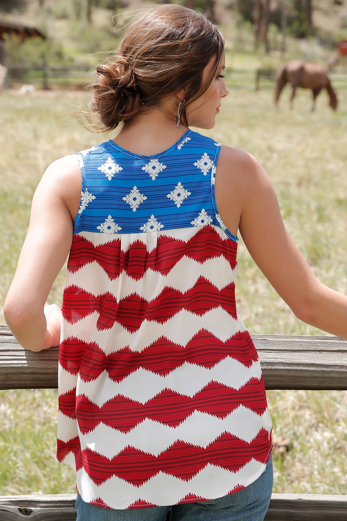 Red, White & Blue Women's Top by Cruel Denim®
