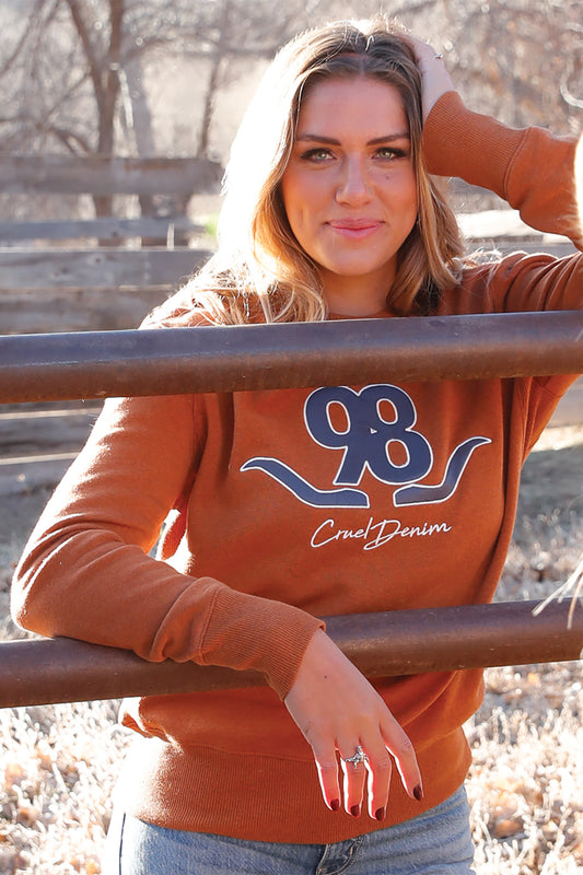 Bronze Crew Neck Women's Sweater by Cinch®