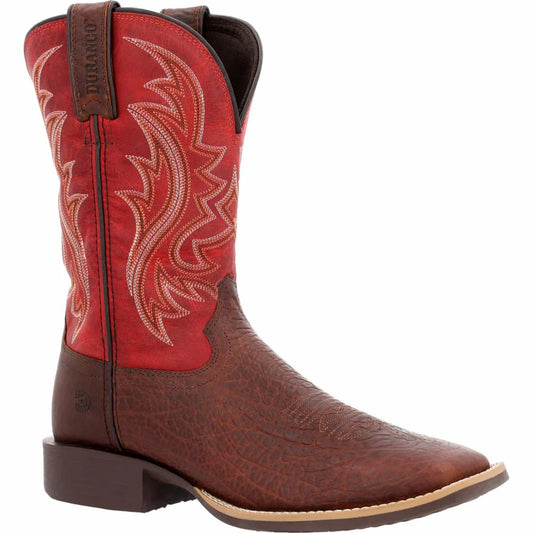 Shyloh™ Red & Brown Square Toe Men's Boot by Durango®