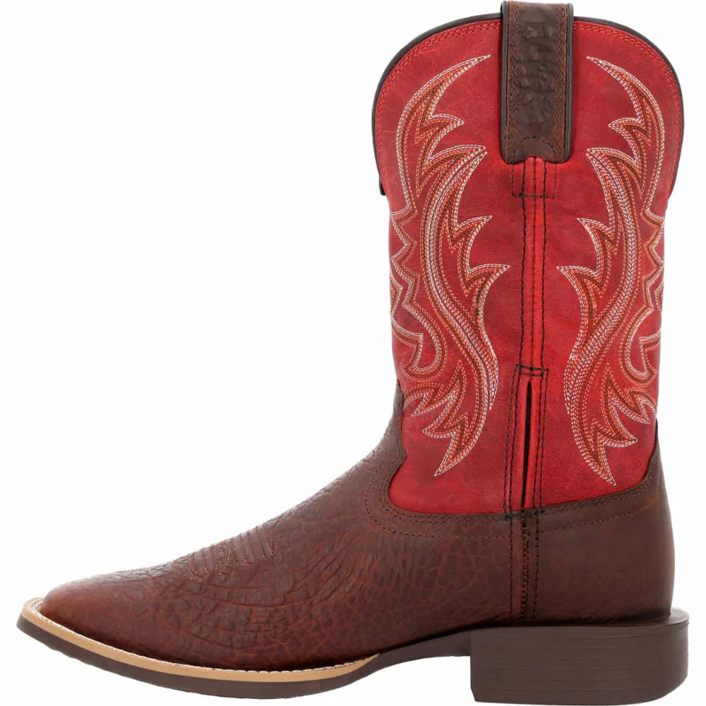 Shyloh™ Red & Brown Square Toe Men's Boot by Durango®