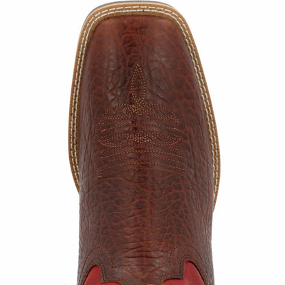 Shyloh™ Red & Brown Square Toe Men's Boot by Durango®