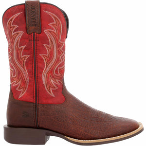 Shyloh™ Red & Brown Square Toe Men's Boot by Durango®