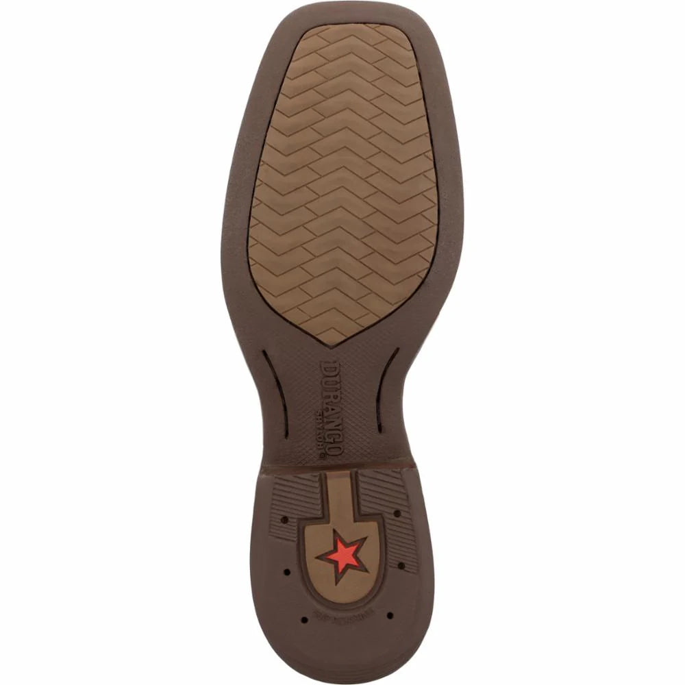 Shyloh™ Red & Brown Square Toe Men's Boot by Durango®