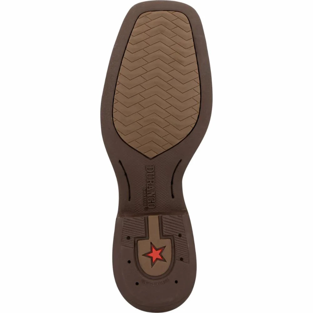 Shyloh™ Saddle Brown Square Toe Men's Boot by Durango®