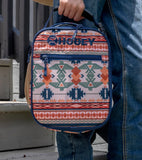 Tan & Blue Aztec Lunch Box by Hooey®