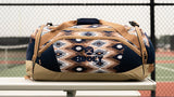 Navy & Tan Digi-Aztec Duffle Bag by Hooey®