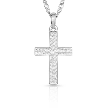 Rhinestone Cross Necklace by Montana Silversmiths®
