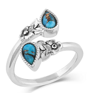 'Perfect Harmony' Turquoise Wrap Ring by Montana Silversmiths®