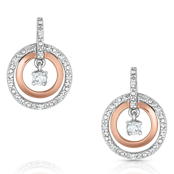 'Circled Sparkle' Earrings by Montana Silversmiths®