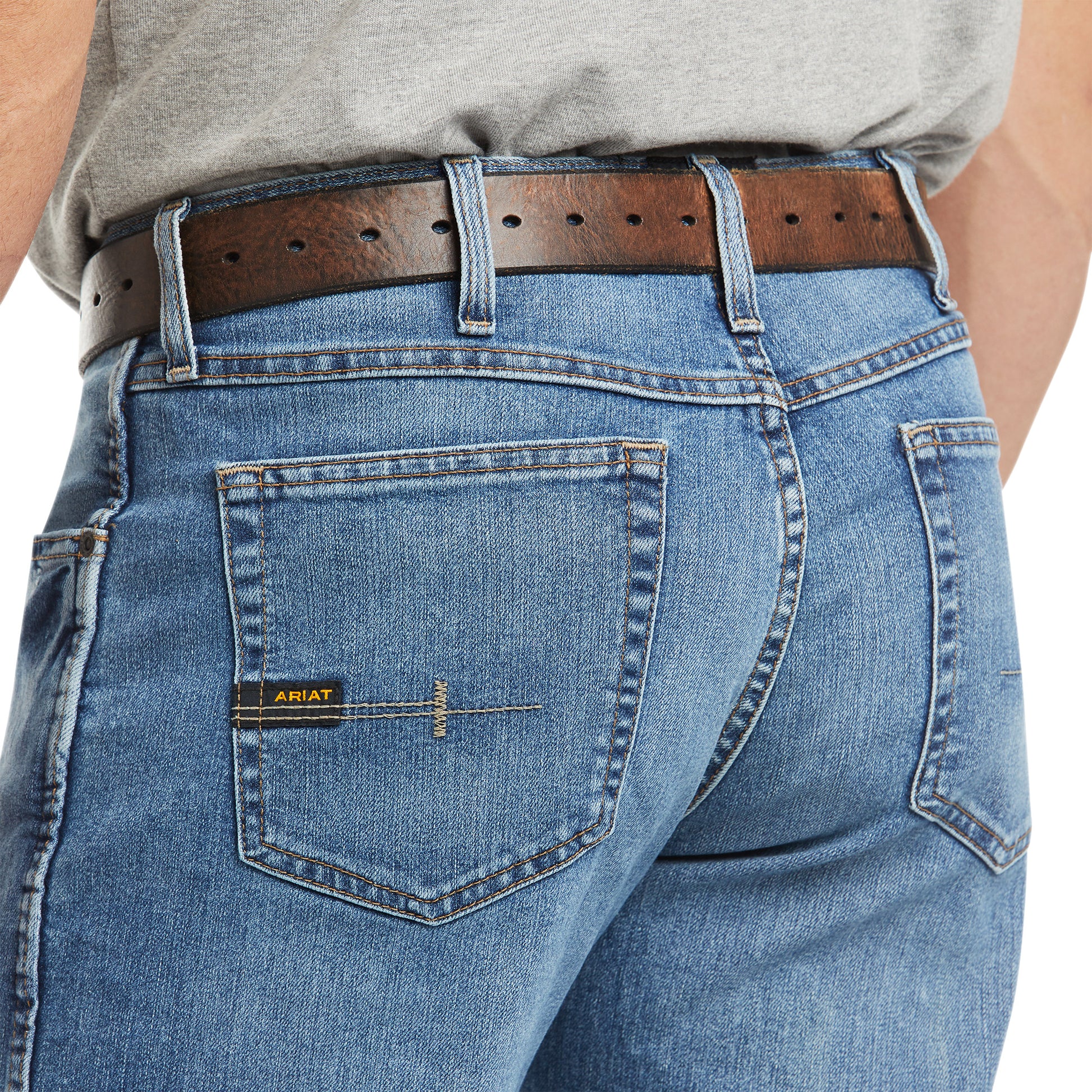 denim Ariat Jeans on a white background