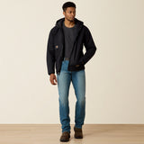 Rebar™ Black Washed DuraCanvas™ Insulated Men's Jacket by Ariat®