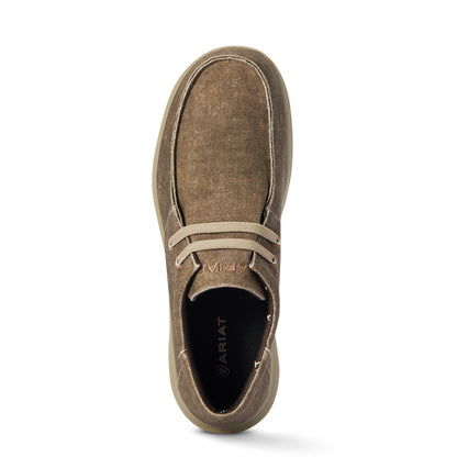 Brown Canvas Hilo™ Stretch Men's Shoe by Ariat®