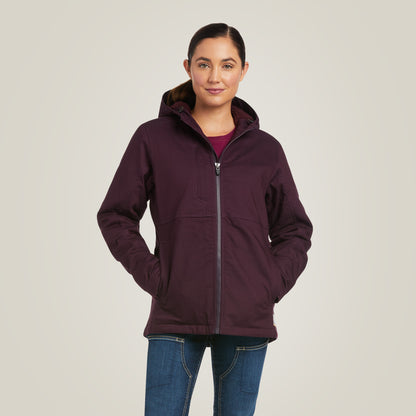 Rebar™ Plum Perfect DuraCanvas™ Insulated Women's Jacket by Ariat®