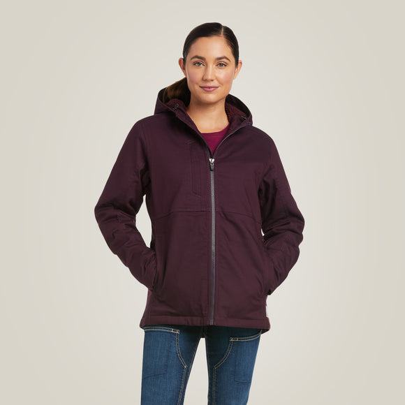 Rebar™ Plum Perfect DuraCanvas™ Insulated Women's Jacket by Ariat®