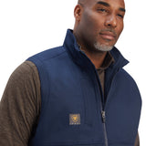 Rebar™ Navy Duracanvas Men's Vest by Ariat®