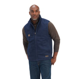 Rebar™ Navy Duracanvas Men's Vest by Ariat®