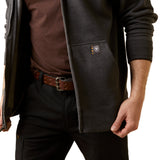 Charcoal Heather Rebar™ 'Born For This' Full Zip Men's Hoodie by Ariat®