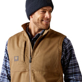 Rebar™ Khaki Duracanvas Men's Vest by Ariat®