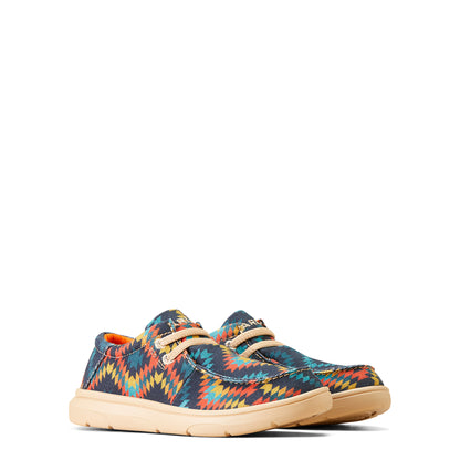 Blue Geo Print 'Hilo' Youth Shoe by Ariat®