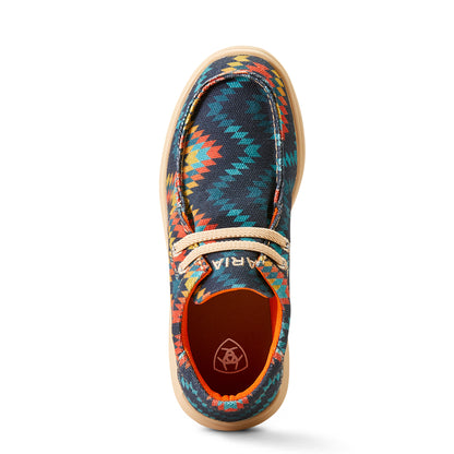 Blue Geo Print 'Hilo' Youth Shoe by Ariat®