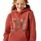 Marsala 'Southwest Collections' Girl's Hoodie by Ariat®