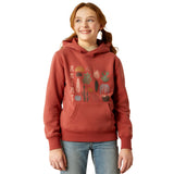 Marsala 'Southwest Collections' Girl's Hoodie by Ariat®