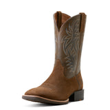 Chocolate Sport Western™ Wide Square Toe Men's Boot by Ariat®