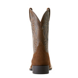 Chocolate Sport Western™ Wide Square Toe Men's Boot by Ariat®