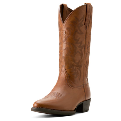 Cognac Heritage Western R Toe Men's Boot by Ariat®