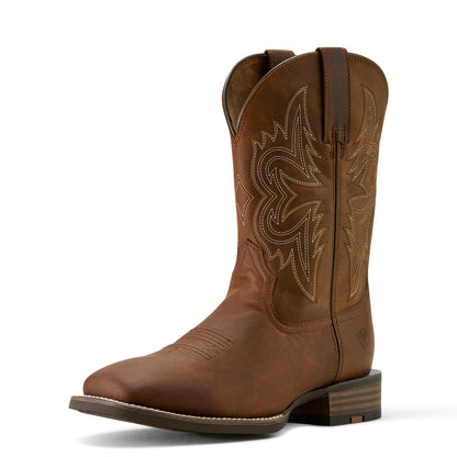 Distressed Brown 'Western Big Rig' Men's Boot by Ariat®
