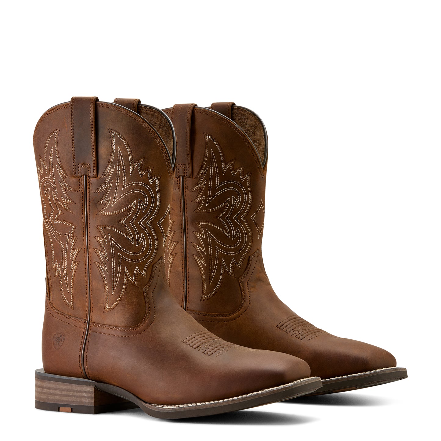 Distressed Brown 'Western Big Rig' Men's Boot by Ariat®
