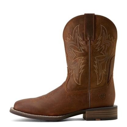 Distressed Brown 'Western Big Rig' Men's Boot by Ariat®