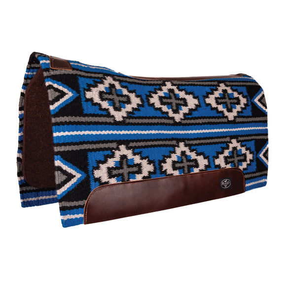 Royal Blue 'FUSE' Navajo Wool Felt Saddle Pad by Professional's Choice®