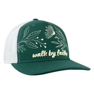 Grace & Truth® Teal 'Walk by Faith' Cap by Kerusso®