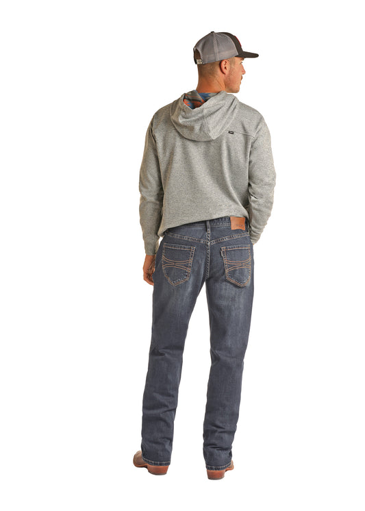 Hooey® Rinse Wash Double Barrel Stackable Boot Leg Men's Jean by Rock & Roll Denim®