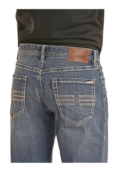 Hooey® Light Wash Double Barrel Stackable Boot Leg Men's Jean by Rock & Roll Denim®