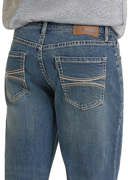 Hooey® Medium Vintage Double Barrel Stackable Boot Leg Men's Jean by Rock & Roll Denim®