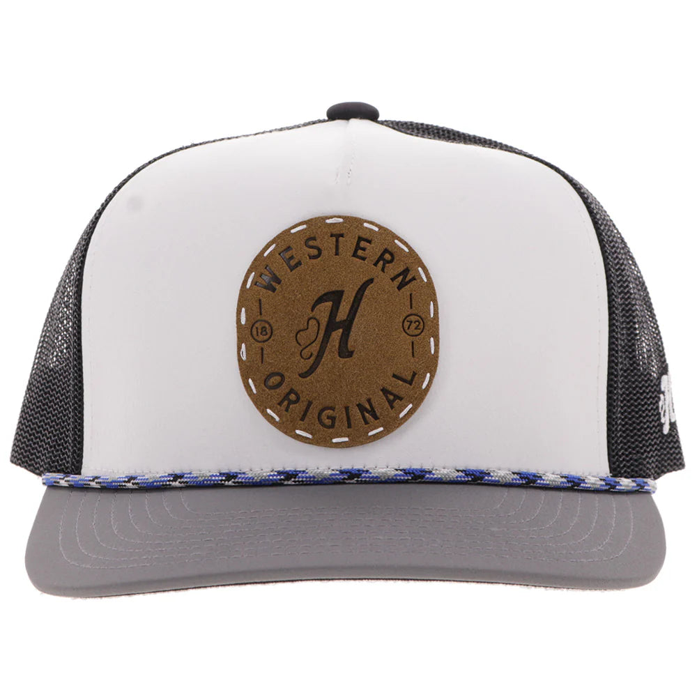 White & Black 'Spur' Cap by Hooey®