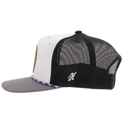 White & Black 'Spur' Cap by Hooey®