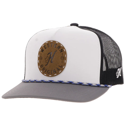 White & Black 'Spur' Cap by Hooey®