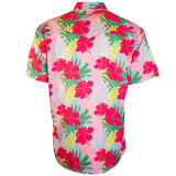 Pink Palm 'Sol' Short Sleeve Men's Shirt by Hooey®