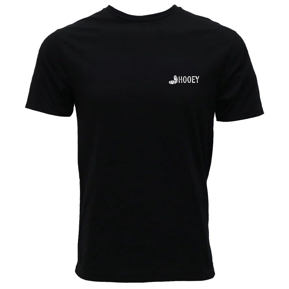 Black 'Gambler' Men's T-Shirt by Hooey®