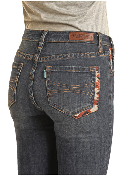 Hooey® High Rise Baby Flare Women's Jean by Rock and Roll Denim®