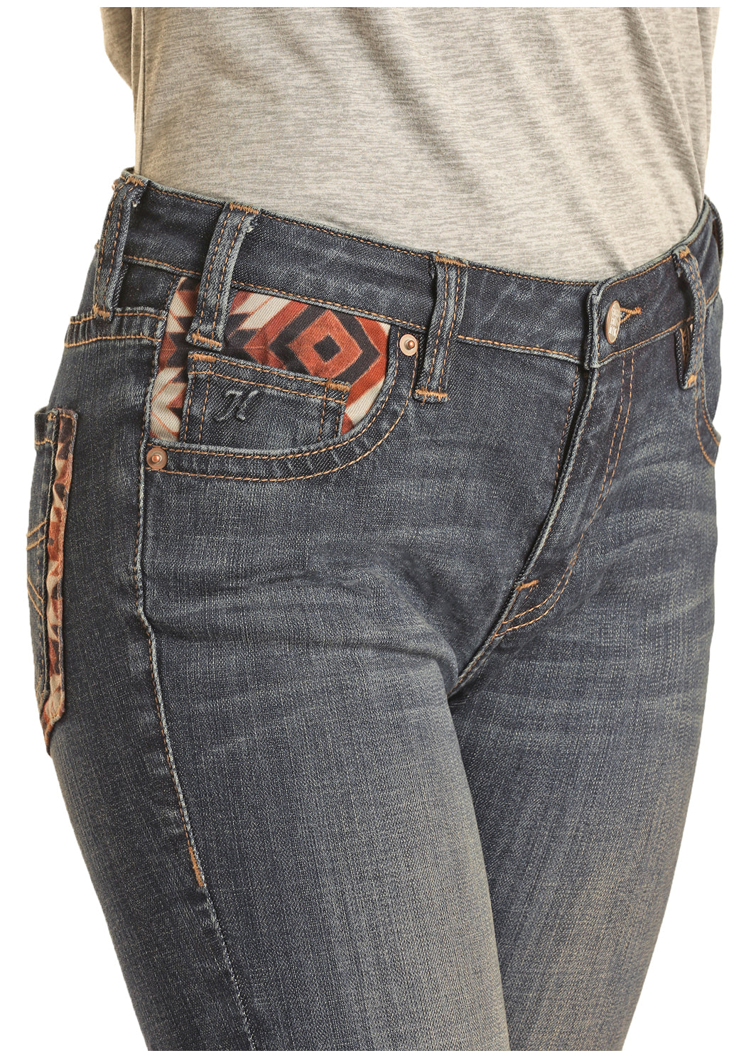 Hooey® High Rise Baby Flare Women's Jean by Rock and Roll Denim®