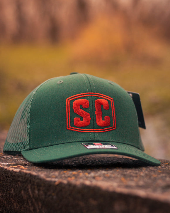 Dark Green Stone Creek Brand Cap