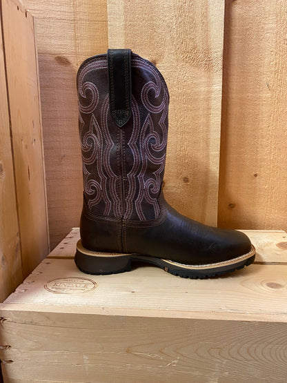 Rosemary® Raspberry & Brown Women's Boot by Rocky®
