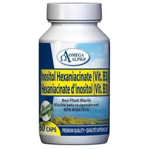 Inositol Hexaniacinate (Vit. B3) by Omega Alpha®