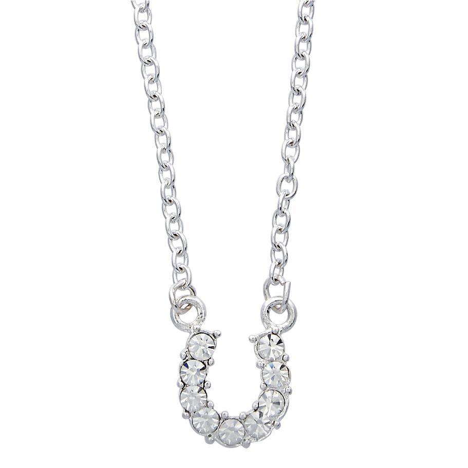 Horse Head Gift Box Horse Shoe Necklace by AWST